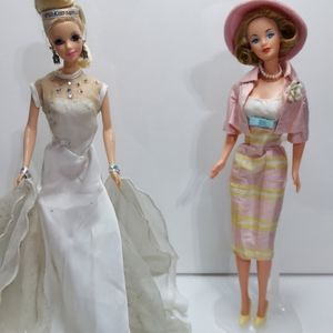 Vintage Barbies 1996 Starlight Dance & 1995 Spiegel Summer Sophisticate Dolls